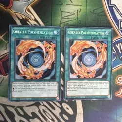Yugioh! Greater Polymerization x2 MP22-EN050 Secret Rare 1st Edition NM - Image 1