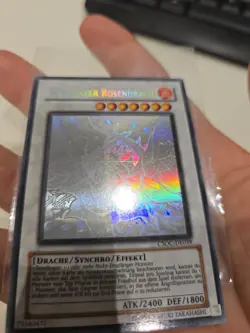 Yu-Gi-Oh! Schwarzer Rosendrache! Ghost Rare! CSOC-DE039! Very Good! - Image 5