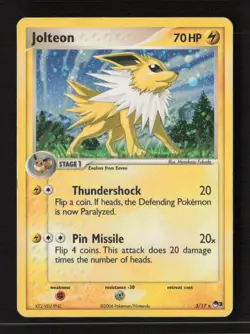 Jolteon Rare Holo POP Series 3 003/017 HP Pokemon TCG - Image 1
