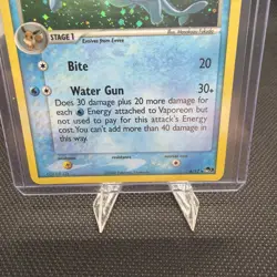 Pokemon Vaporeon Holo Card 6/17 Pop Series 3 Promo Moderately Played - Image 3