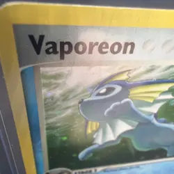 Pokemon Vaporeon Holo Card 6/17 Pop Series 3 Promo Moderately Played - Image 4