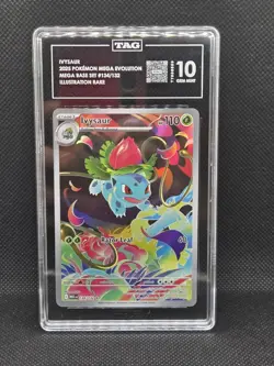 Ivysaur Pokemon Mega Evolution Illustration Rare TAG 10 #134/132 - Image 1