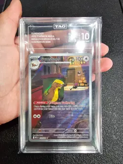 Gumshoos Pokemon Mega Evolution Illustration Rare TAG 10 153/132 - Image 1