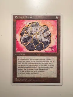 Magic MTG • Pietra Fellwar (Fellwar Stone) • 4th Ed • U • ITA • LP - Image 1