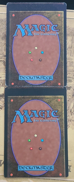 MTG ICE AGE MISCUT CONNECTORS Tor Giant + Cooperation Factory Cut Misprint Error - Image 4