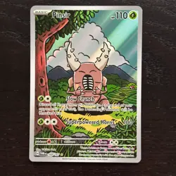 Pinsir 168/167 Pokemon Twilight Masquerade SV Illustration Rare Full Art NM - Image 1