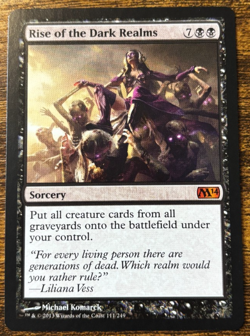 Magic the Gathering MTG: Rise of the Dark Realms- NM- 111/249- M14 - Image 3