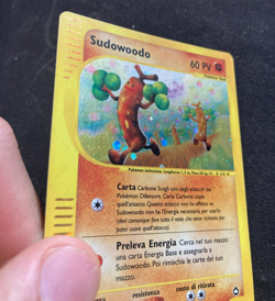 Pokemon Card Sudowoodo Holo H24/H32 Aquapolis ITA italiano excellent EX - Image 4