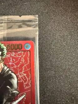 New Roronoa Zoro L OP01-001 Gold Text LECAFIG PAR ONE PIECE Card Japanese Sealed - Image 4