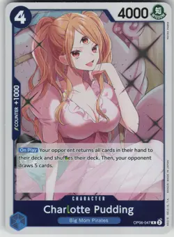 One Piece TCG Charlotte Pudding R Wings of the Captain OP06-047 - Image 1