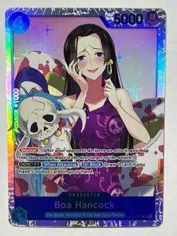 Boa Hancock OP01-078 One Piece TCG English SR Super Rare Foil - Image 1