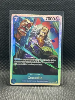 One Piece TCG OP09-046 SR PRB02 Crocodile English - Image 1