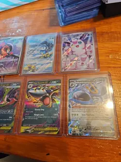 Pokemon PHANTASMAL FLAMES FULL ART, EX 8 CARD LOT INCL CHARIZARD PIPLUP WIGGLY - Image 3