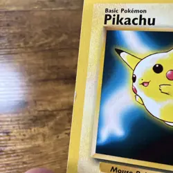 1999 Pokemon The First Movie PIKACHU #4 Black Star Promo Card WB Vintage WOTC LP - Image 5