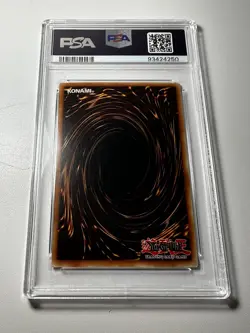 Tri-Horned Dragon (LOB-E000) Secret Rare, Unlimited Yugioh! PSA 8 - Image 2