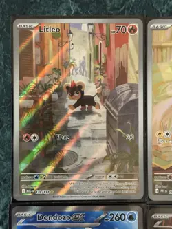 POKEMON DESTINED RIVALS PHANTASMAL FLAMES FULL ART ILLUSTRATION RARE CARD LOT !! - Image 2