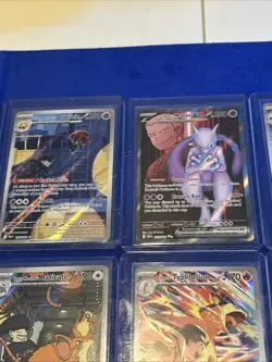 Pokemon Destined Rivals Illustration Rare & Full Art Lot Of 8 + 107 Double Rares - Image 2