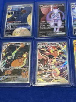 Pokemon Destined Rivals Illustration Rare & Full Art Lot Of 8 + 107 Double Rares - Image 5
