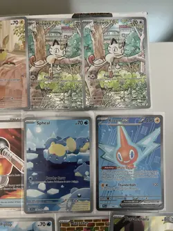 Pokemon Cards Illustration Rare Lot Meowth IR Mistys Lapras PRICED TO SELL - Image 4