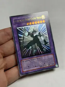 Yugioh ENHANCED Elemental Hero Glow NEOS STON-EN036 Ultimate Rare Unlimited LP - Image 4