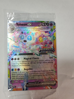 8 Prismatic Evolutions sealed Stamped Promos, Eevee, Leafeon, Sylveon, Jolteon+ - Image 3
