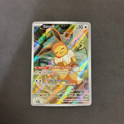 Pokemon Center Eevee #173 Stamped Promo Prismatic Evolutions Holo - Image 1