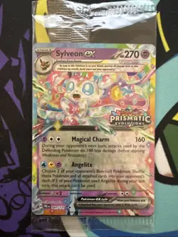 Pokemon Prismatic Evolutions Sylveon ex 041/131 Surprise Box Stamped Sealed - Image 1