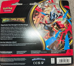 Pokemon TCG Mega Evolution Base Set 3-Pack Blister |Golduck |BRAND NEW SEALED - Image 2