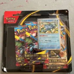 Pokemon Mega Evolution 3 Pack Blister Golduck TCG | Brand new and Sealed - Image 1