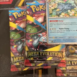 Pokemon Mega Evolution 3 Pack Blister Golduck TCG | Brand new and Sealed - Image 3