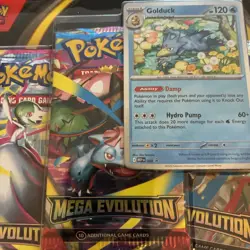 Pokemon Mega Evolution 3 Pack Blister Golduck TCG | Brand new and Sealed - Image 3