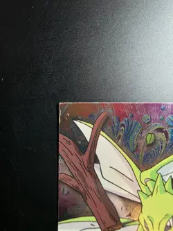 2000 Topps Pokemon TV #123 Scyther Foil Series 3 - Image 3