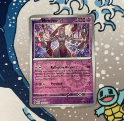 Mewtwo 150/165 Reverse Holo Rare Scarlet & Violet 151 Set Pokemon Card 2023 NM - Image 1
