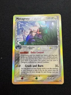 Pokemon TCG EX Delta Species Metagross 11/113 Holo Rare 2005 NM - Image 1