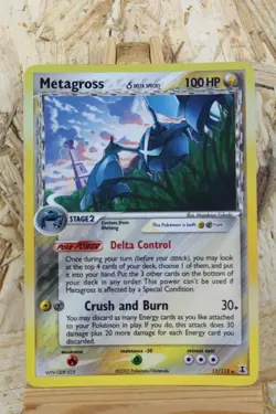 Pokemon TCG EX Delta Species Metagross 11/113 Holo Rare nm 2005 - Image 1