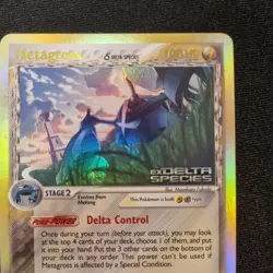Metagross Reverse Holo EX Delta Species 11/113 Pokemon TCG - NM - Image 3