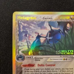 Metagross Reverse Holo EX Delta Species 11/113 Pokemon TCG - NM - Image 4