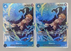 2x One Piece TCG Marco PRB02-008 Super Rare (SR) - Image 1