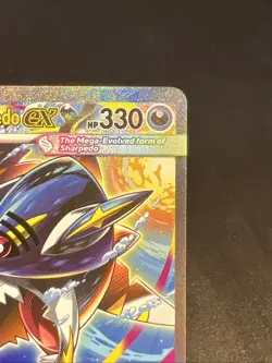 Mega Sharpedo EX 127/94 Phantasmal Flames Pokemon TCG 2025 Secret Rare Card - Image 2