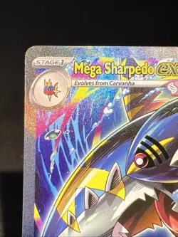 Mega Sharpedo EX 127/94 Phantasmal Flames Pokemon TCG 2025 Secret Rare Card - Image 3