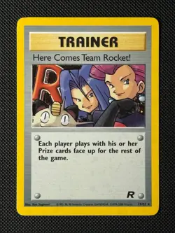 Pokemon Cards Here Comes Team Rocket! 15/82 Team Rocket Holo Rare NM - Image 1