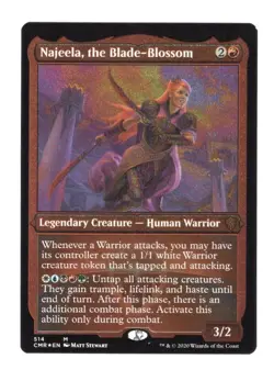 MTG English Najeela, the Blade-Blossom (Foil Etched) NM Foil Commander Legends - Image 1