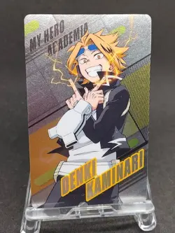 Denki Kaminari No.11 My Hero Academia Metallic card Collection With tracking F/S - Image 1