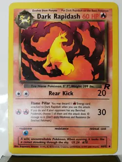 Dark Rapidash 44/82 - NM - Team Rocket Pokemon Card - $2 Combined Shipping - Image 1
