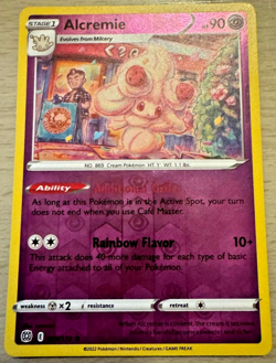Pokemon TCG Alcremie 071/172 Brilliant Stars Reverse Holo Rare Card - Image 1