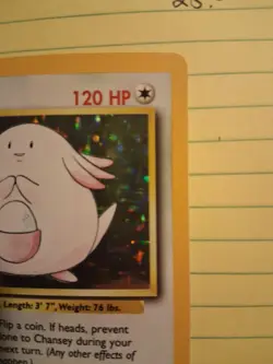 Pokemon Card Chansey 1999 Holo Rare Base Set 3/102 - Image 4