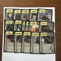 1996 X FILES CCG LOT OF 180~ CARDS EMPTY BOX INSTRUCTIONS CHECKLIST - Image 5