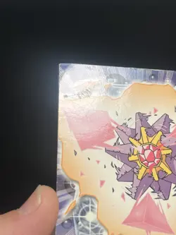 #121 Starmie Topps TV Animation Series 3 Pokemon Card 2000 Blue Logo - Image 3