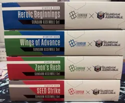 Gundam Card Game Starter Deck Assemble Set ST01, ST02, ST03, & ST04 - Image 1