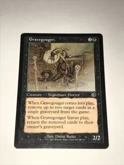 Magic the Gathering Gravegouger Card - Image 2